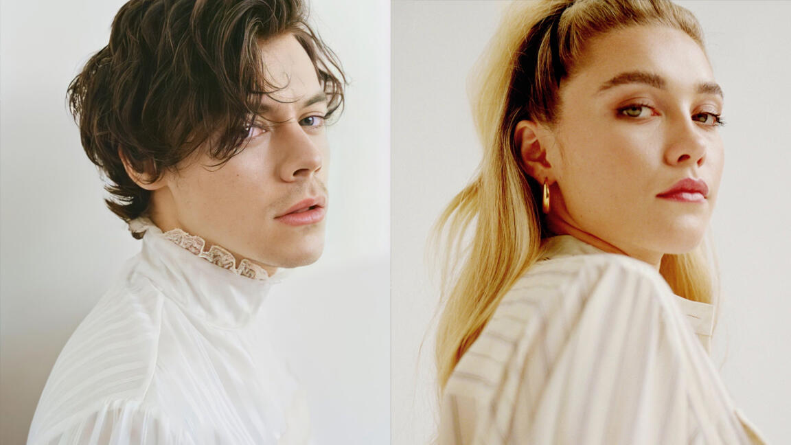 Harry Styles Shares Steamy Kiss With Florence Pugh in NEW “Don’t Worry(02)